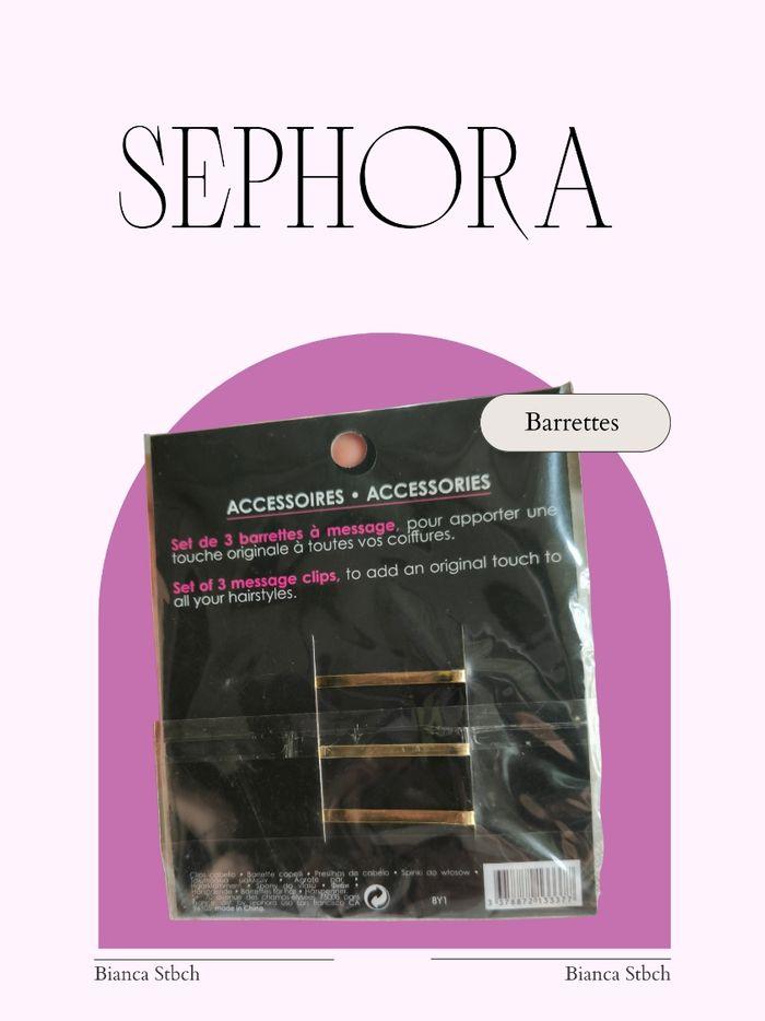 Barrettes Sephora à message - photo numéro 2