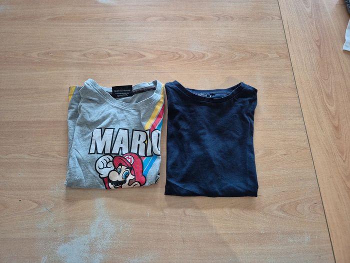 Lot de 2 tee shirts manches courtes 6ans - photo numéro 1