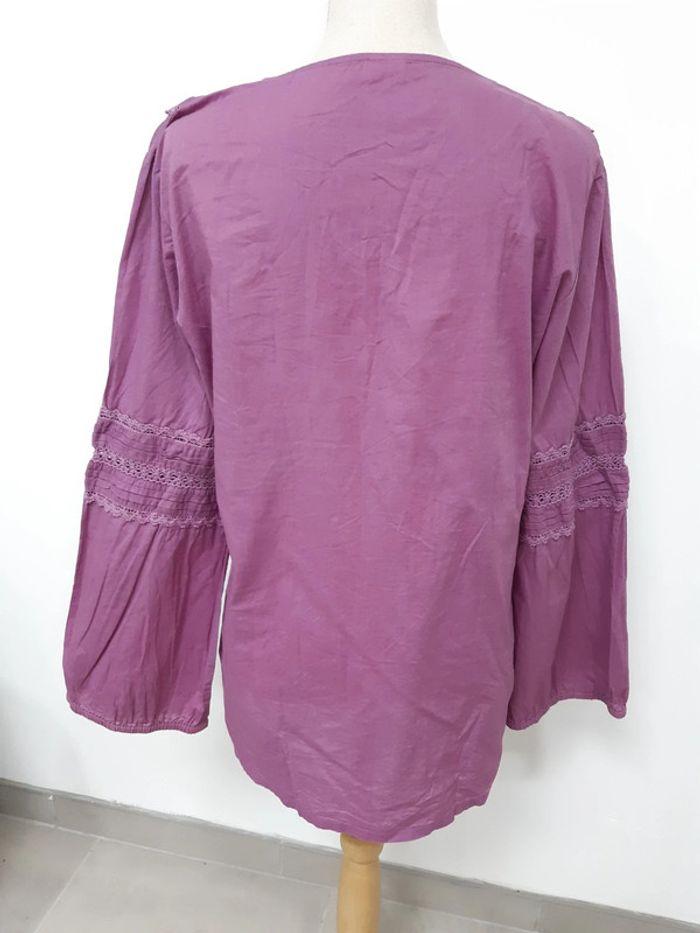 Blouse violette 3 Suisses T40 - photo numéro 5