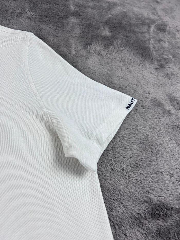 👕 Polo Nautica Logo Brodé Blanc Taille L 👕 - photo numéro 11