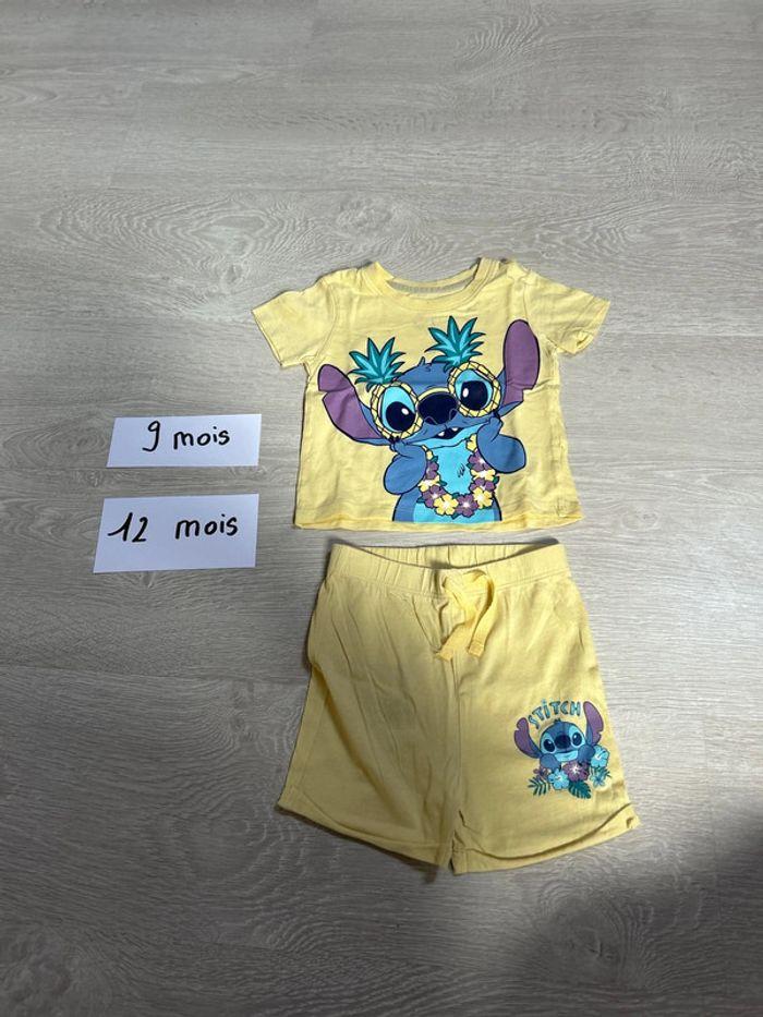 Ensemble t-shirt short stitch - photo numéro 1