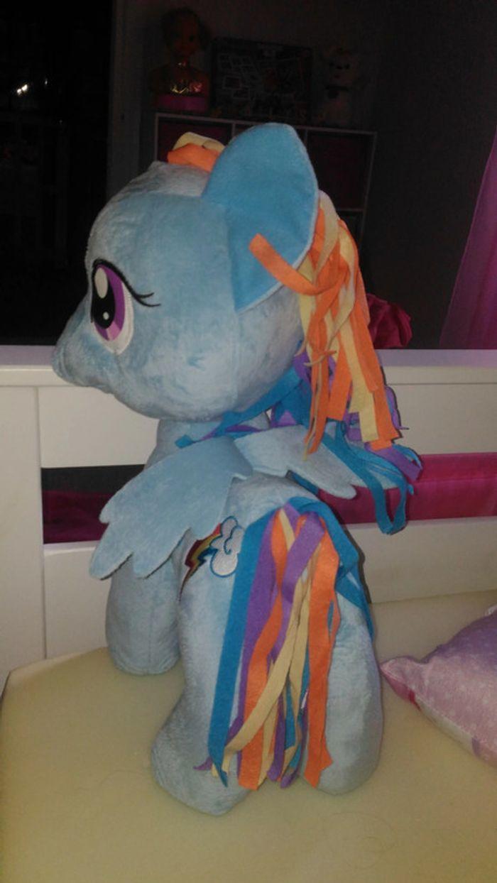 Peluche raimbow dash 55 cm - photo numéro 3