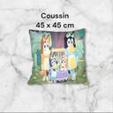 Coussin déhoussable bluey