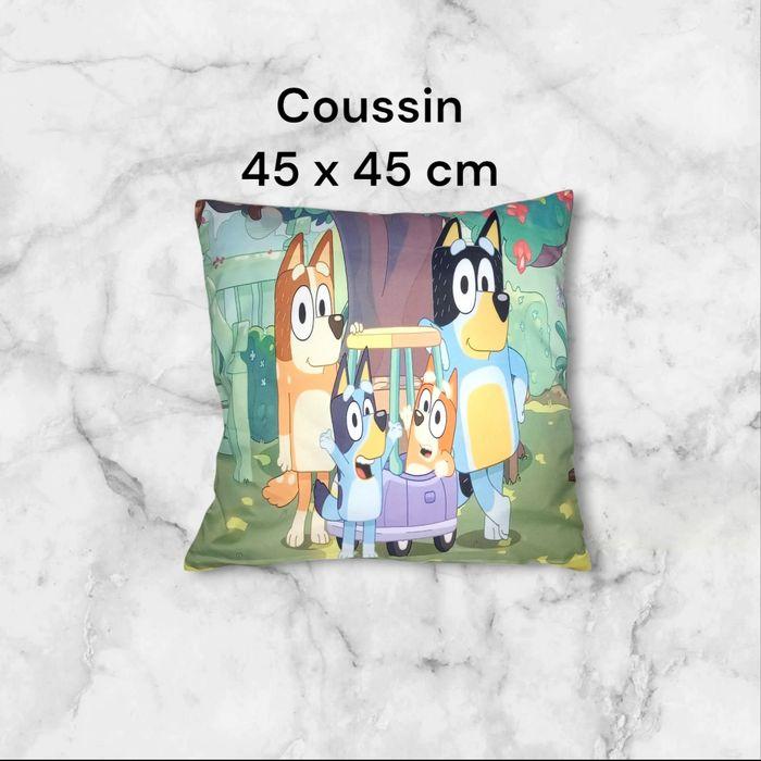 Coussin déhoussable bluey - photo numéro 1