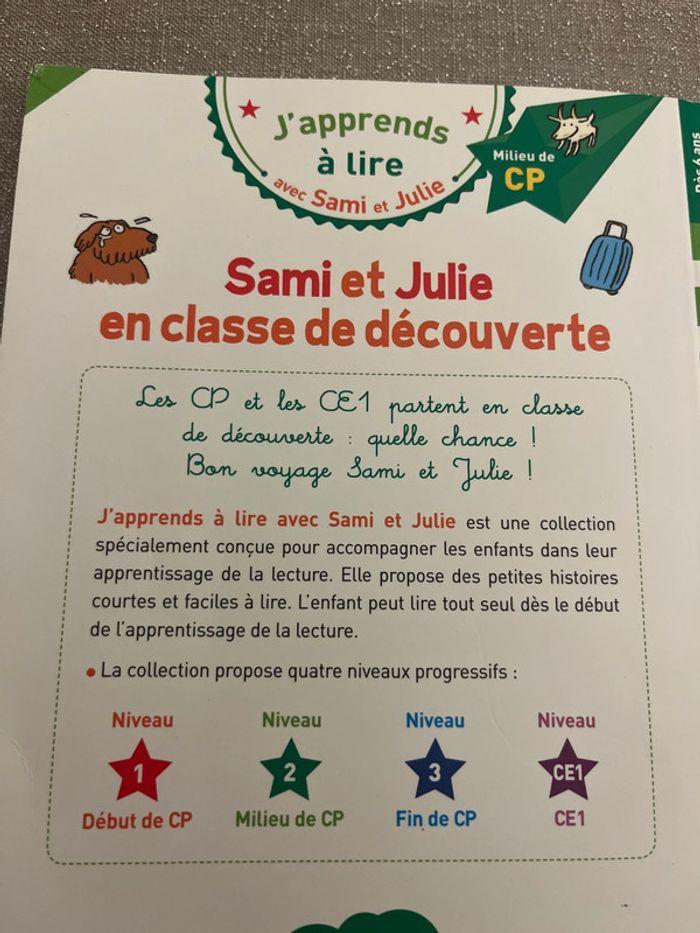 Livre souple : Sami et Julie en classe de découverte - photo numéro 3