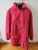 Manteau parka longue rouge fuschia taille 38 / M