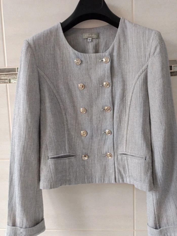 Blazer courte, crop, petite veste légère Rodika Zanian t. 34/36 - photo numéro 1