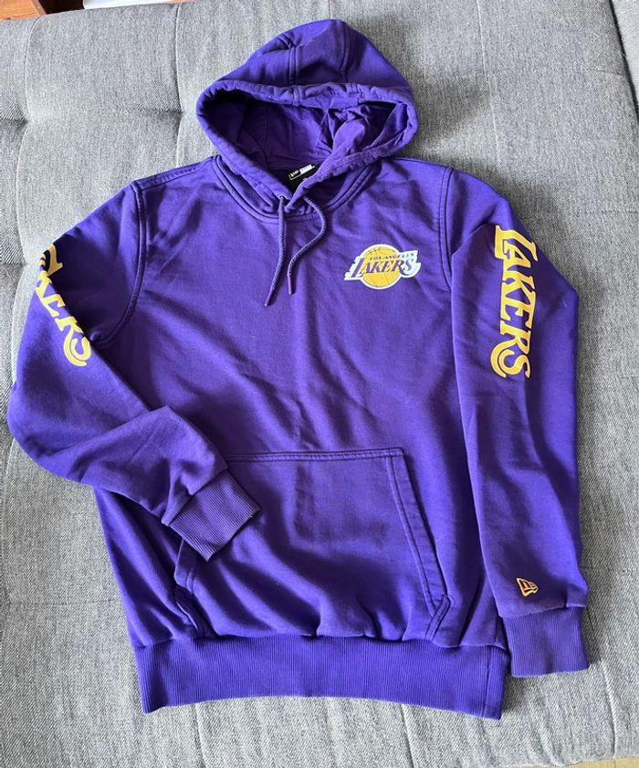 Sweat à capuche unisex les Lakers de Los Angeles New Era - photo numéro 3