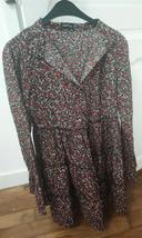 Magnifique robe manches longues midi vintage bobo romantique bohème seventies