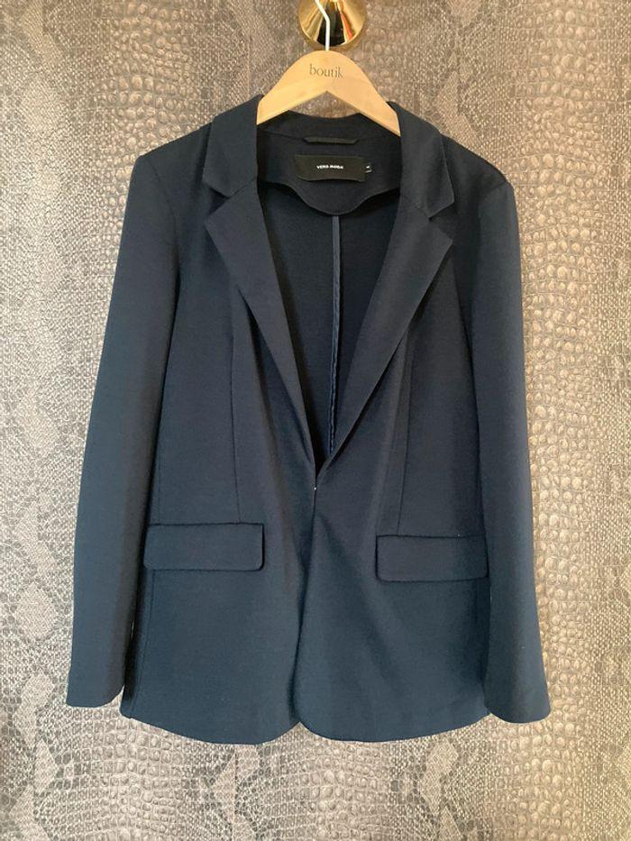 Blazer bleu marine foncé avec poches Vero Moda 40 - photo numéro 1