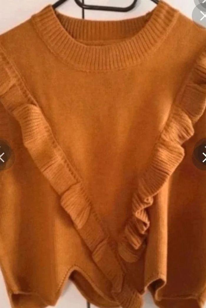 Pull léger marron sans manches femme taille 38/40 , M/ L 💛 - photo numéro 9