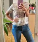 Haut blouse May paillettes sequins sequin Taille S/M