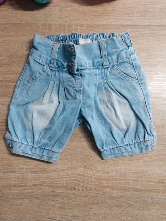 Short en jean 6 mois - photo numéro 2