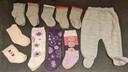 Chaussettes, collant 6 mois point. 17-18