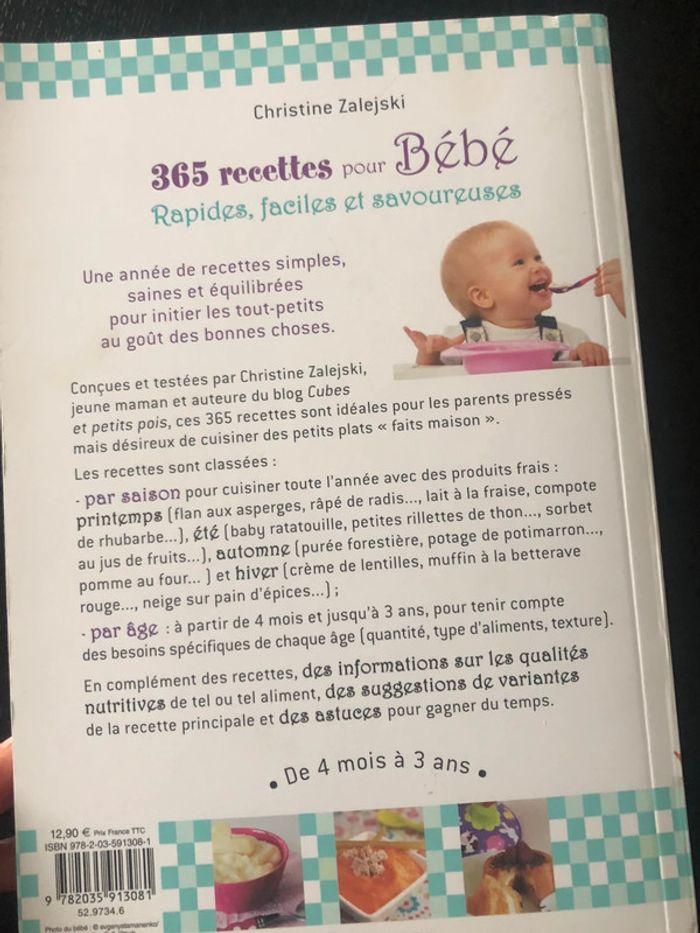 Livre Larousse 365 recettes bébé - photo numéro 4