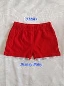 🌷Short - Disney Baby - 3 Mois🌷