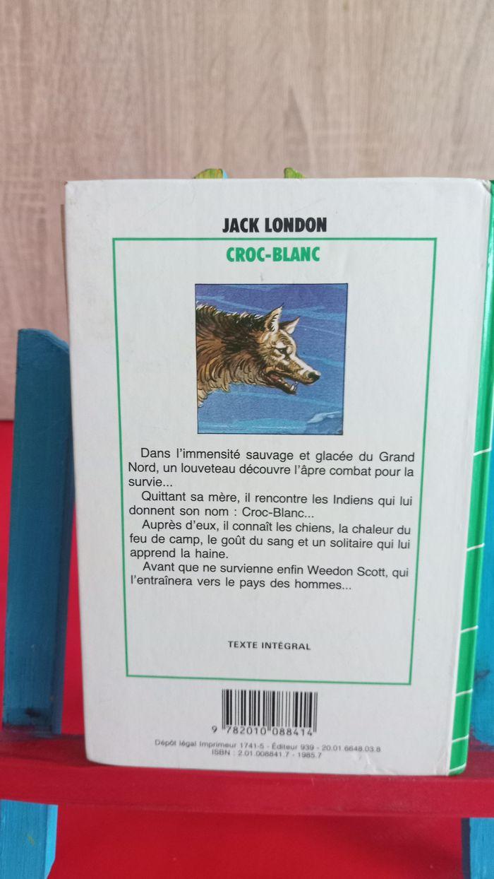 Croc-Blanc, Jack London, 1985, bibliothèque verte - photo numéro 2