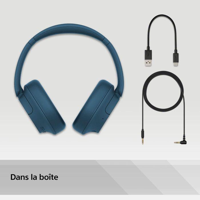 [NEUF] Casque Sony WH-CH720N - Casque Bluetooth sans Fil à réduction de Bruit Micro intégré Bleu - photo numéro 4