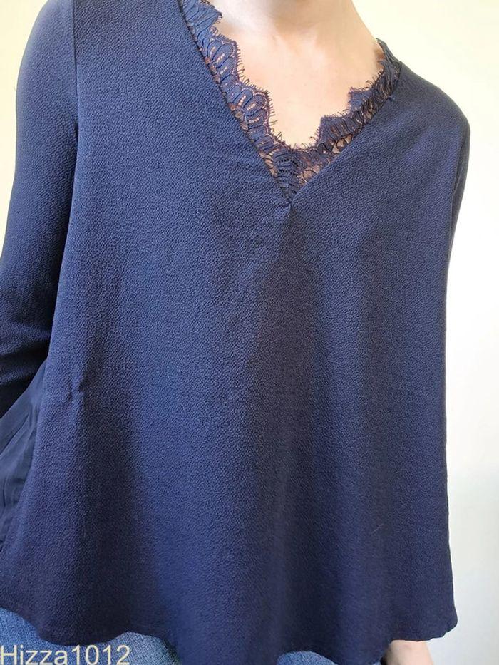 Blouse bleu marine Vero Moda taille 36 💖 - photo numéro 4