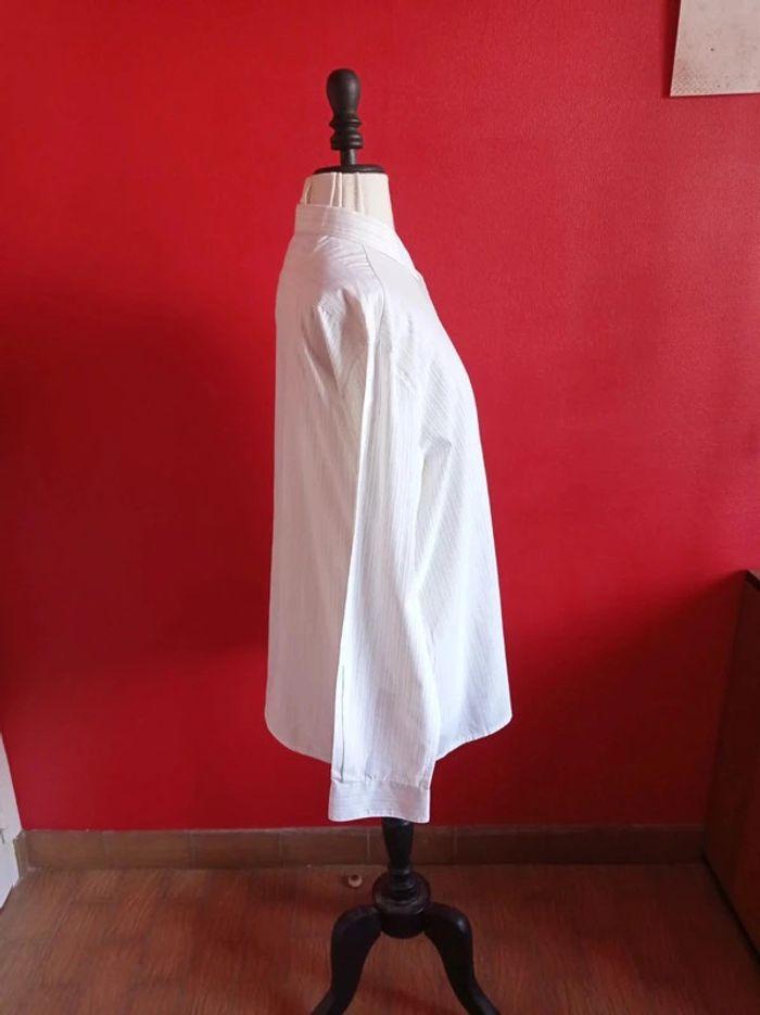 Chemise Rayée Blanche Taille 46 3Lords - photo numéro 2