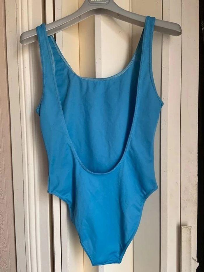 Maillot de bain 1 pièce bleu - photo numéro 2