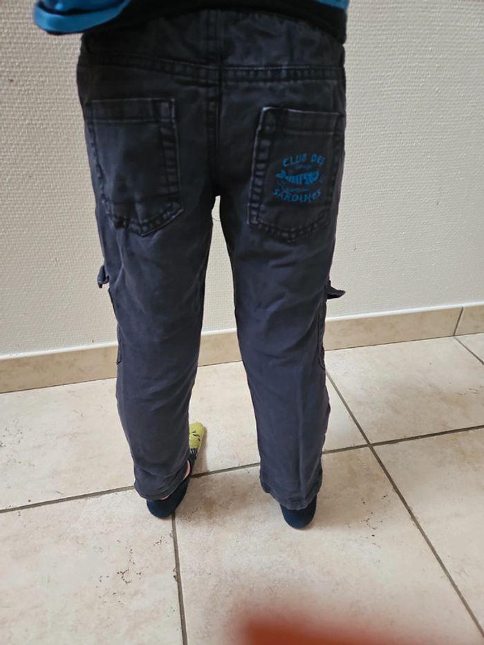 Pantalon cargo bleu DPAM - photo numéro 3