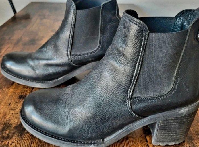 Bottines  hiver en cuir Italien T 40 Alpha - photo numéro 3