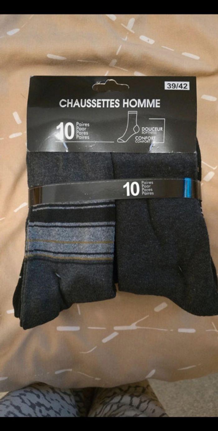 Lot de 10 paires de chaussettes neuve - photo numéro 1