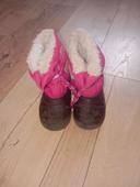 Bottes de neige fille taille 23/24