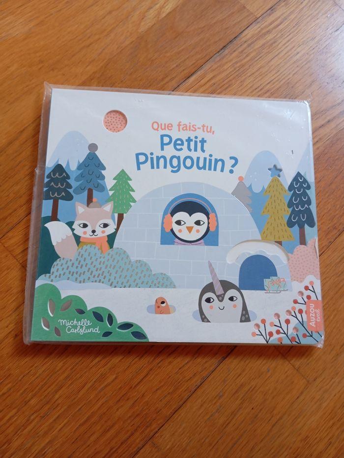 Livre auzou que fais tu petit pingouin - photo numéro 1