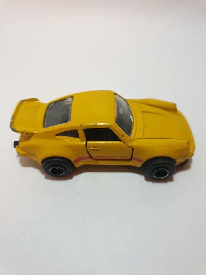 Majorette 209, Porsche 911 Turbo, 1/57, Jaune - photo numéro 6