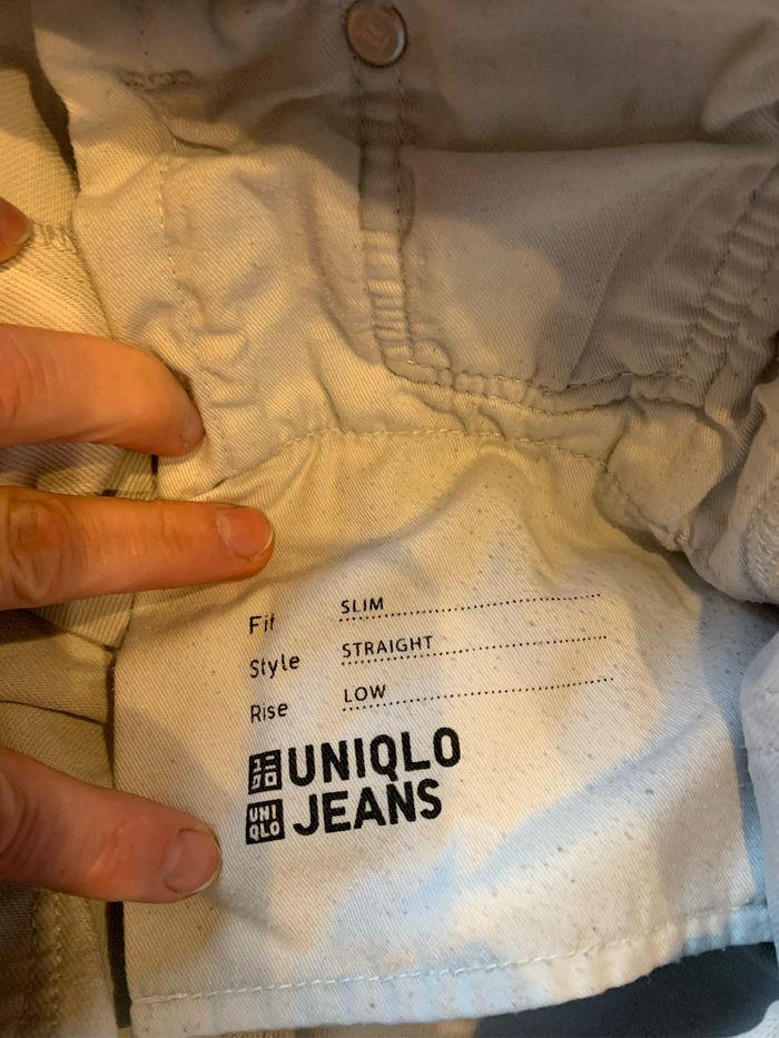 Jean blanc Uniqlo taille 40 d’occasion - photo numéro 7