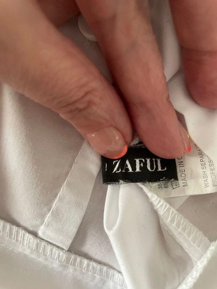 Chemise blanche Zaful taille S - photo numéro 3