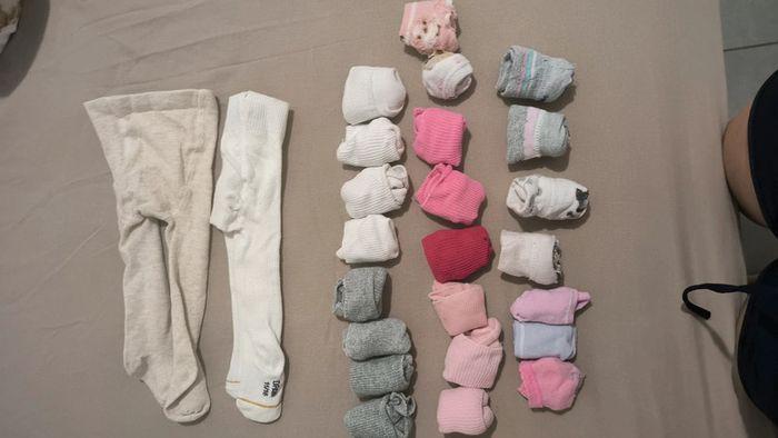 Lot  25 de chaussettes fille 1-6 mois - photo numéro 2