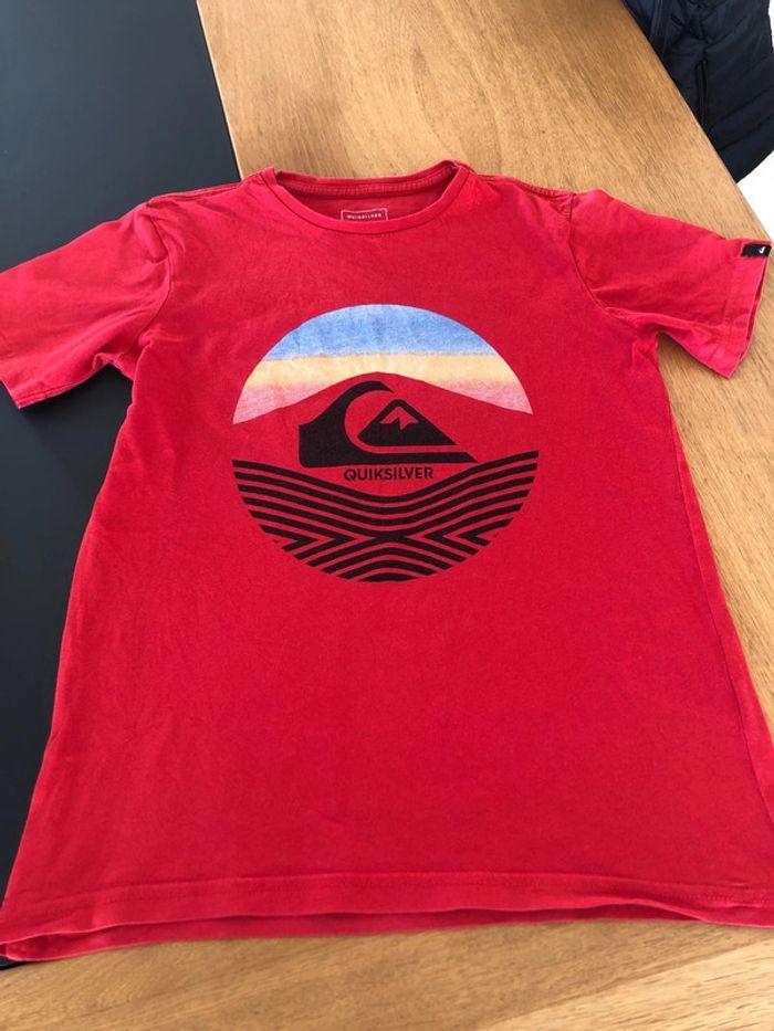 Tee-shirts rouge Quiksilver - photo numéro 1