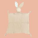 Doudou lapin fleuri