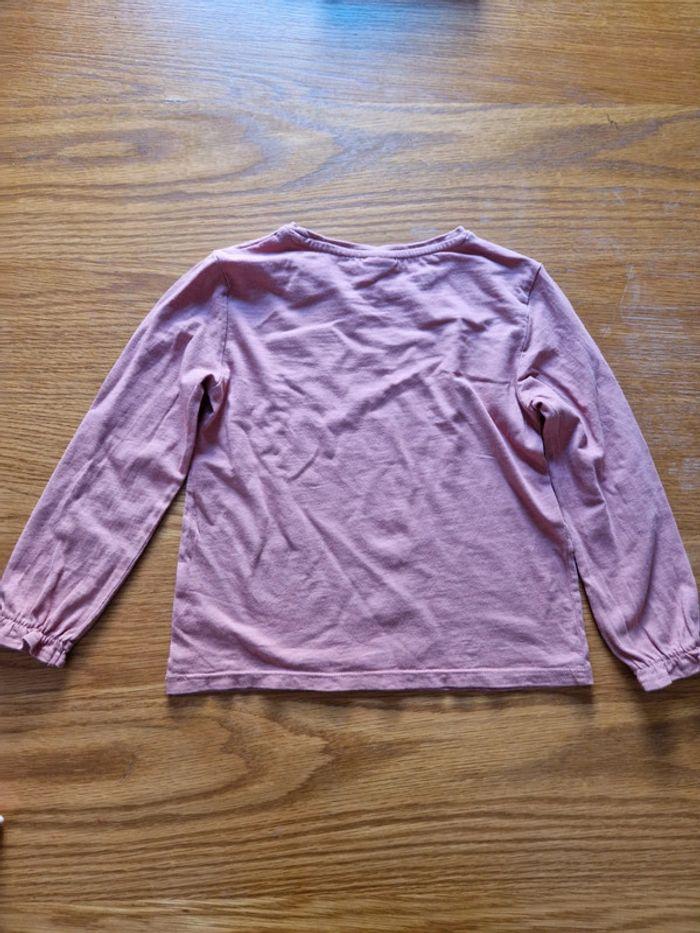 T-shirt manches longues rose tape à l'œil 6 ans - photo numéro 2