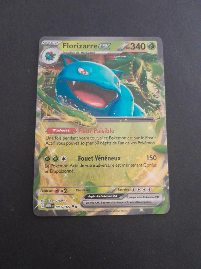 Carte Pokémon Florizarre EX 3/165 - photo numéro 2