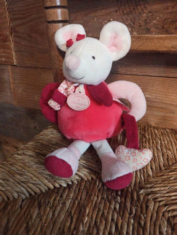 peluche doudou souris hochet doudou et compagnie tbe - photo numéro 2