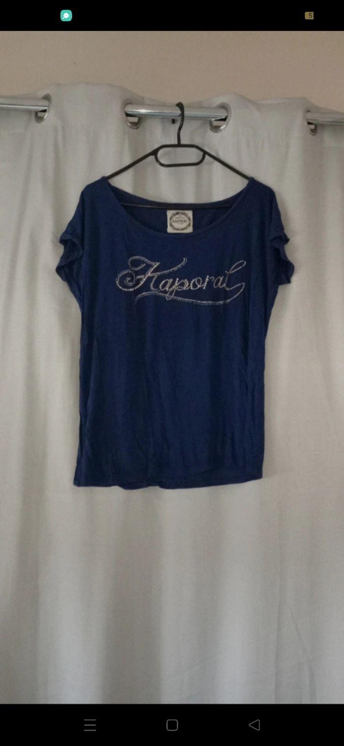 tee shirt kaporal bleu