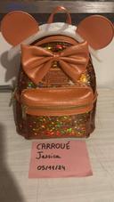 Sac à dos loungefly Peach Minnie