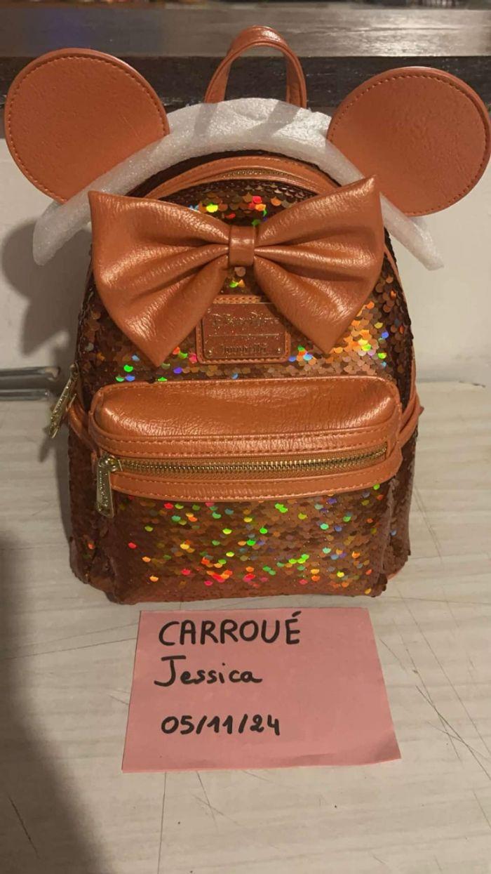 Sac à dos loungefly Peach Minnie - photo numéro 1