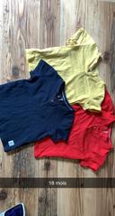 Lot de tee-shirts