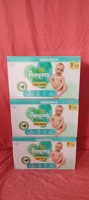 3 cartons de Pampers harmonie T2