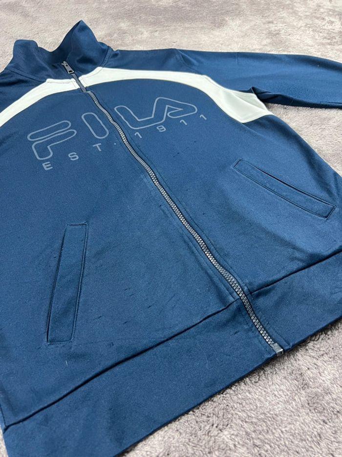 👕 Veste de Sport Fila Vintage Bleu Marine Taille M 👕 - photo numéro 9