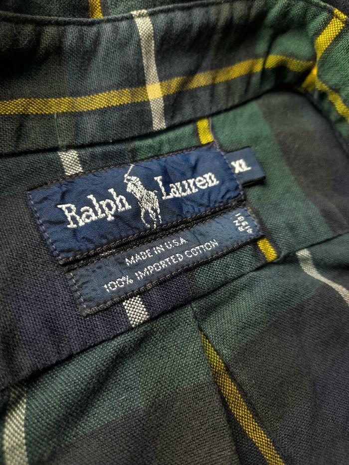 Chemise à Carreaux Verte Ralph Lauren - photo numéro 8