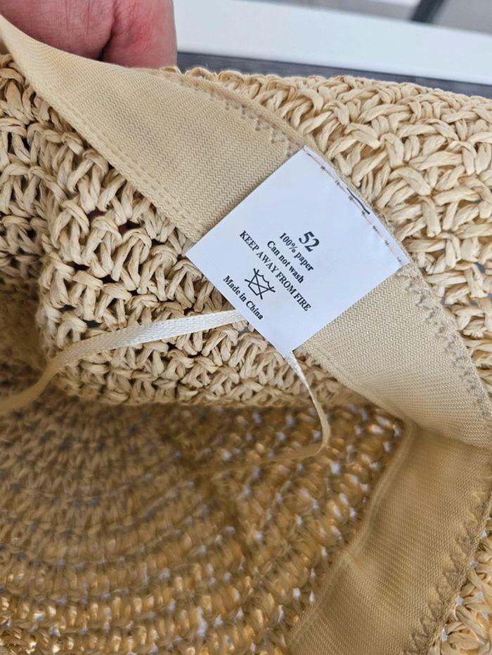 Chapeau beige taille 52 - photo numéro 3