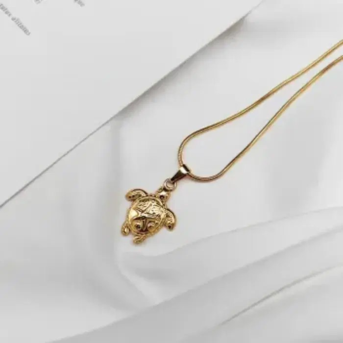 Collier Pendentif Tortue en Acier Inoxydable - photo numéro 4