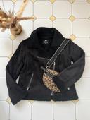 Manteau style aviateur noir