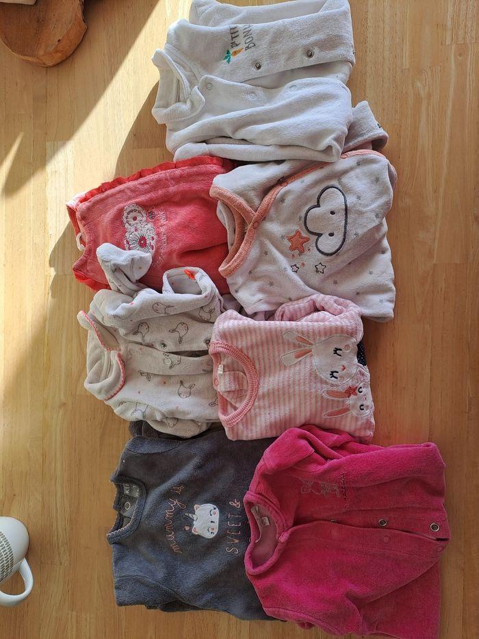 Lot pyjamas bébé 1 mois - photo numéro 2